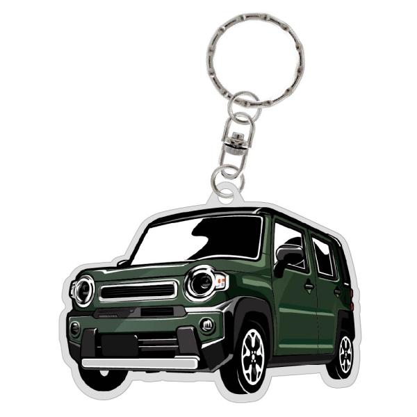 ハスラー MR92S MR52S アクリル キーホルダー デフォルメ デザインJ キーリング 愛車 ...