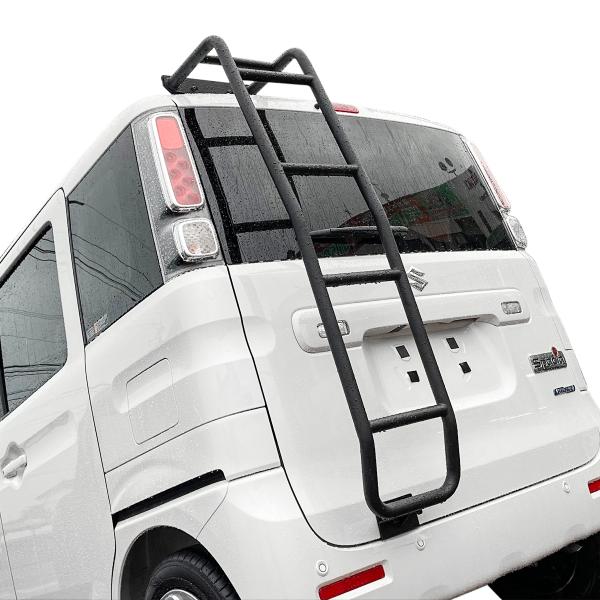 スペーシア MK53S スペーシアカスタム 前期 後期 スチール製 リアラダー バックドア ハシゴ ...