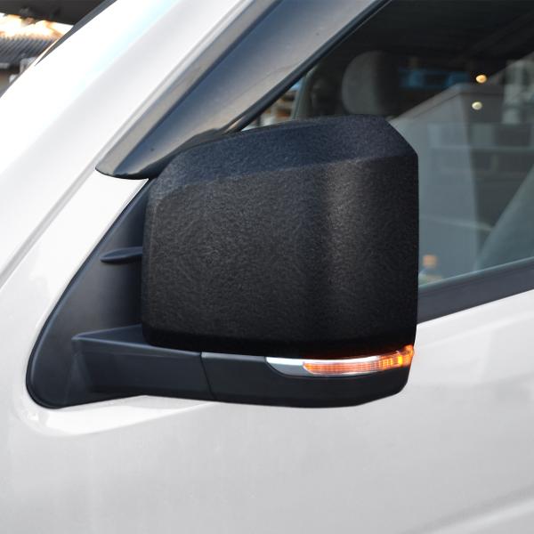 ハイエース 200系 6型ルック 電動格納 サイド ドアミラー LEDウィンカー付き ラプター塗装 ...