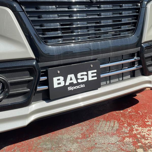 スペーシアベース MK33V パーツ メッキ フロントバンパーグリルカバー セット 4P ガーニッシ...