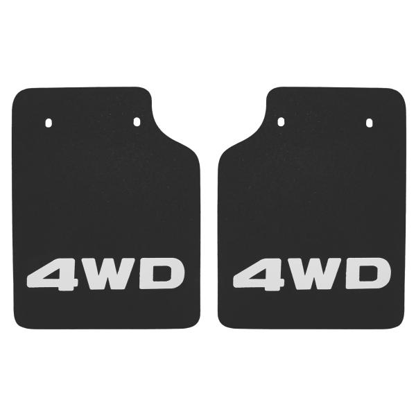 汎用 軽トラ 軽トラック マッドガード マッドフラップ マッドプロテクター ブラック 4WD ロゴ入...