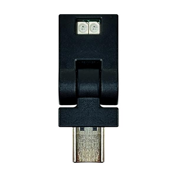 USB Type-C LED イルミネーション ライト 1個 8色点灯 光センサー搭載 車 ルームラ...