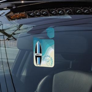 パーキングパーミット 駐車許可証 片面デザイン カー