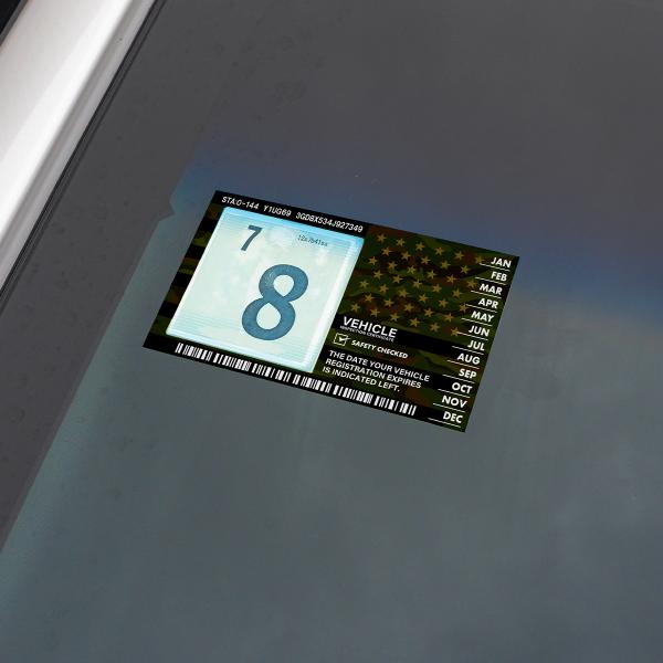 インスペクションステッカー 車検シール 車検ステッカー 整備 点検 検査標章 車検証 ドレスアップ ...