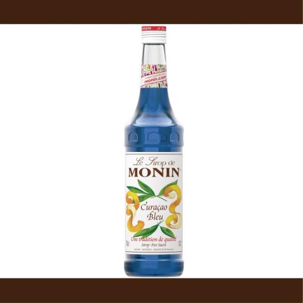 シロップ　ＭＯＮＩＮ　モナン　ブルーキュラソウ７００ｍｌ　１７本まで１梱包