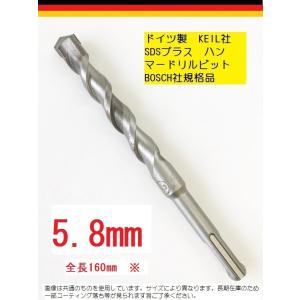 ハンマードリルビット 18.5mm/全長165mm/1本/ドイツKEIL社SDSプラス