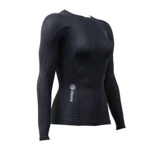 ライト Women's ロングスリーブシャツ Black