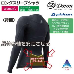 ライト Womens ロングスリーブシャツ B...の詳細画像2