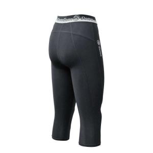 ライト Womens ハーフタイツ Blackの詳細画像4