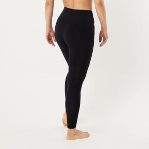 スムース Womens ロングタイツ Blackの詳細画像3