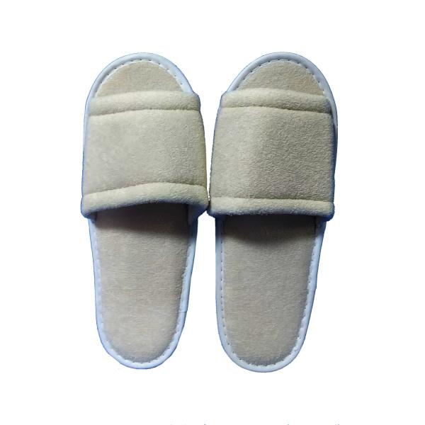 使い捨てスリッパ （ベージュ） ２０足セット タオル地　ホテル仕様