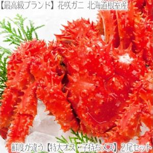 （ 花咲ガニ）北海道根室産（オス メス セット）700g前後×各1尾