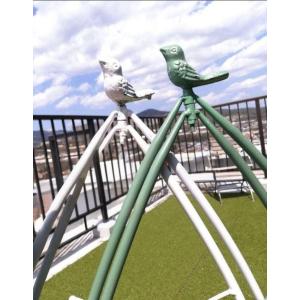 ミニオベリスク トレリス 簡単組立 鳥飾り ガ...の詳細画像5