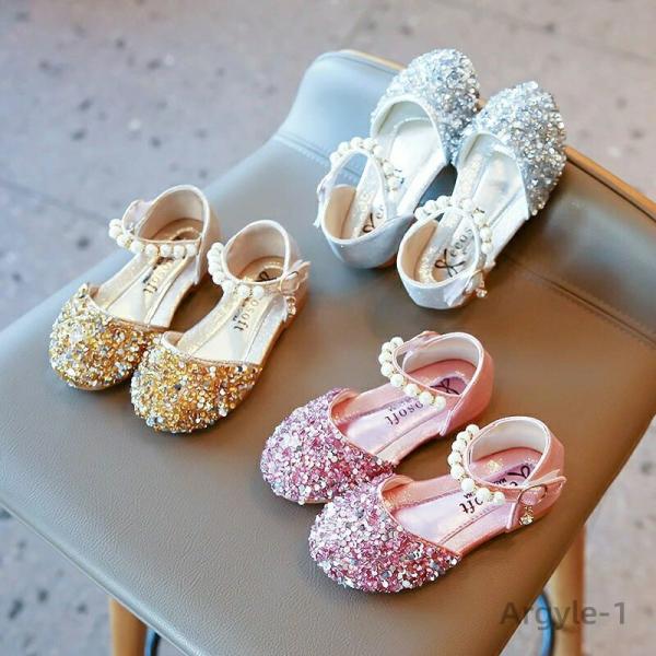 女の子 キッズ 子供靴 革靴 パンプス ドレスシューズ ピアノ発表会 ジュニア シューズ 結婚式 プ...
