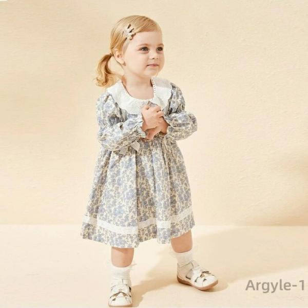ベビー ワンピース 春 秋  長袖  ベビー服 女の子 おしゃれ 春服 秋服 ベビードレス キッズ ...