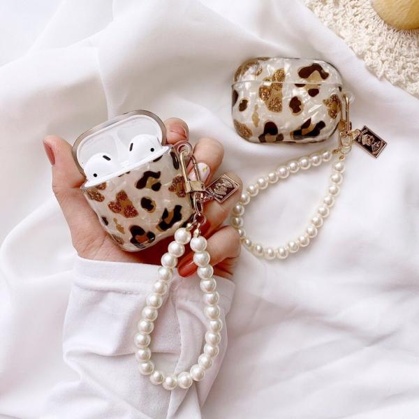 AirPodsケース ヒョウ柄 シェルケース 第一世代 第二世代 第三世代 Apple AirPod...