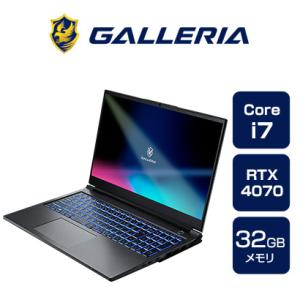 ゲーミングノートPC 新品 パソコン GALLERIA ガレリア ZL7C-R47-5  Core i7-13700HX/RTX4070/1TB SSD/32GBメモリ/15.6フルHD/Windows 11 Home 13023-3371｜dospara-y