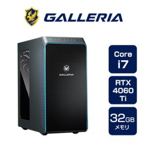 ゲーミングPC デスクトップPC 新品 パソコン GALLERIA ガレリア XA7C-R46T  Core i7-14700F/RTX4060Ti/1TB SSD/32GBメモリ/Windows 11 Home 13641-4640｜ドスパラYahoo!店