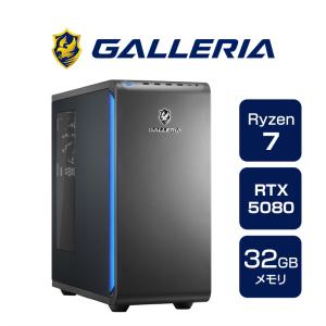 ガレリア ゲーミングパソコン Ryzen 7 9800X3D RTX 5080 メモリ 32GB / SSD 1TB GALLERIA XDR7A-R58-GD Ryzen 7 9800X3D搭載 19923-4796