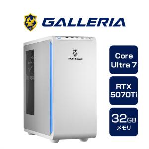 ゲーミングPC デスクトップPC 新品 パソコン ガレリア GALLERIA XDC7A-R57T-WL Core Ultra 7 265KF/RTX5070Ti/SSD1TB/メモリ32GB/Windows 11 Home 20130-4458