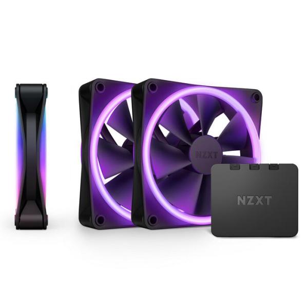 NZXT F120 RGB DUO Triple Pack BK RF-D12TF-B1 (3個パッ...