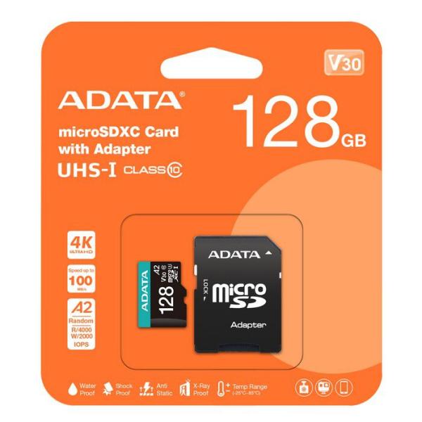 ADATA Premier Pro microSDXC UHS-I U3 クラス 10 AUSDX1...