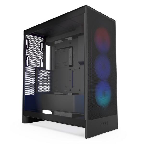 NZXT H7 Flow RGB CM-H72FB-R1 (E-ATX ガラス ブラック)