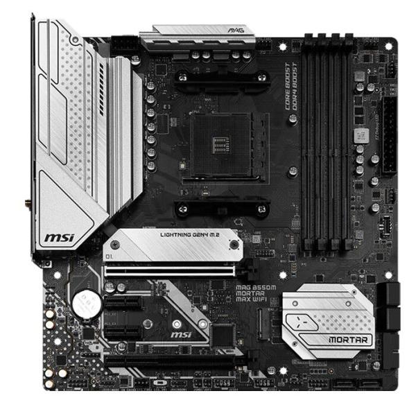 MSI MAG B550M MORTAR MAX WIFI (B550 AM4 MicroATX) ...