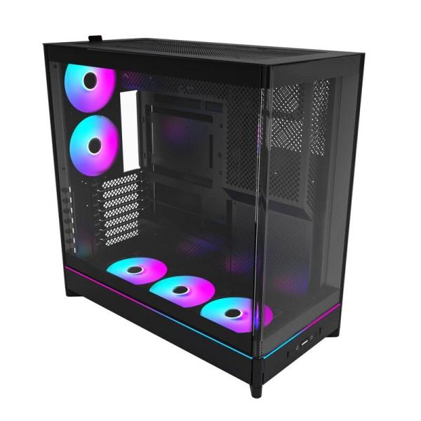 MONTECH HS02 PRO Black (ATX ガラス ブラック)