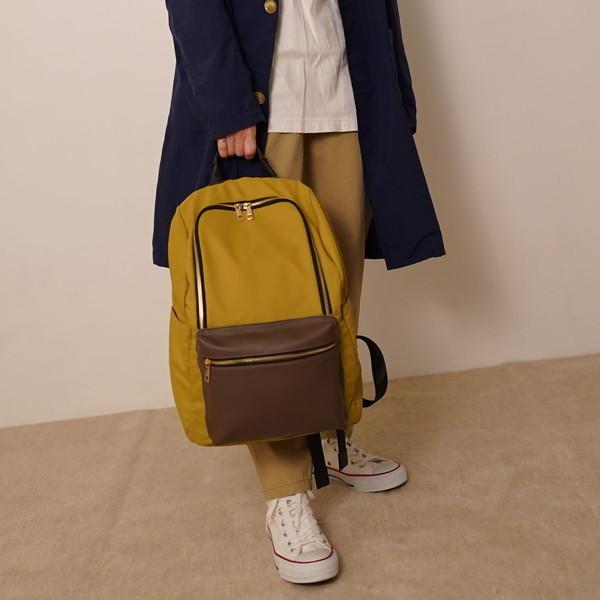 新作 New COOCO 10ポケットフェイクレザーポケットリュック