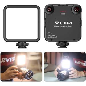 Ulanzi VL-81 LEDビデオライト 小型 充電式 3000mAh Type-C