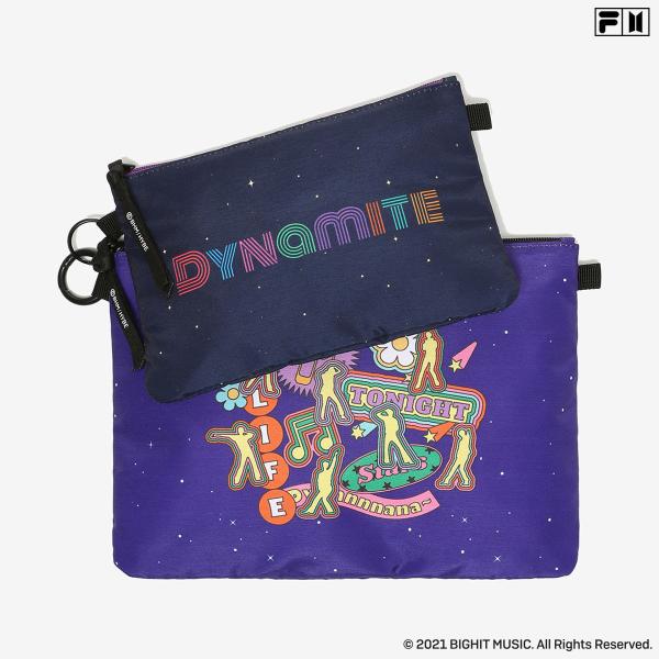 ポーチ PURPLE［BTS x FILA - Dynamite Pouch Set］FS3BCD6...