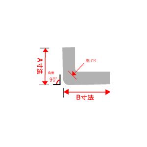 鉄パイプ　φ２１．７　Ｌ曲げ