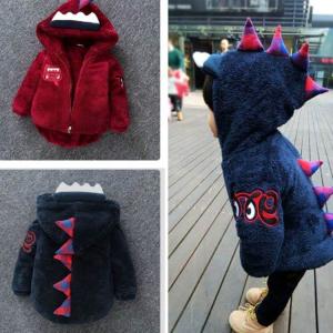 パーカー ベビー服 子ども服 アウター 恐竜 怪獣