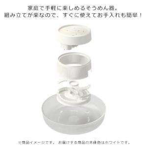 グリーンハウス 流しそうめん機 ホワイトの詳細画像2