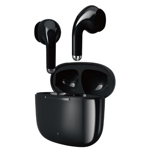 グリーンハウス　完全ワイヤレスステレオイヤホン SBC AAC ブラック（ブラック）