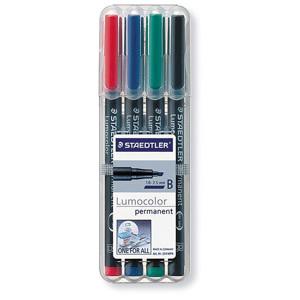 ステッドラー（STAEDTLER） ルモカラーペンセット 細書 M 6色セット