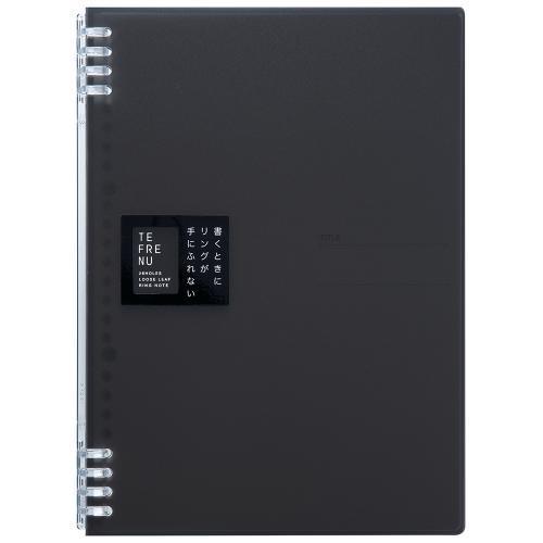 ●キングジム　リングノートテフレーヌ　Ｂ５タテ型　２６穴（黒）