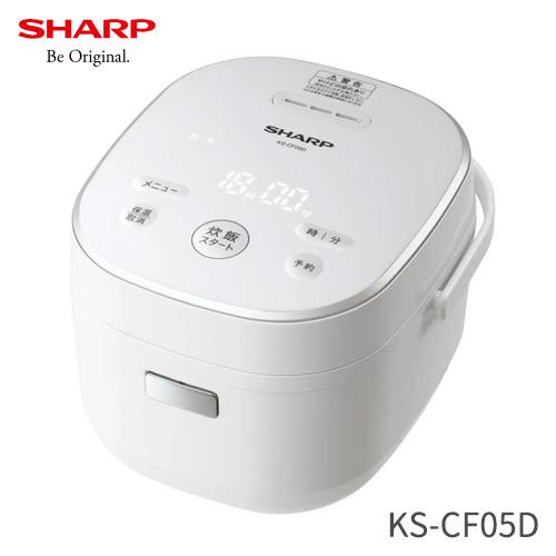 シャープ　ジャー炊飯器 3合炊き（ホワイト）