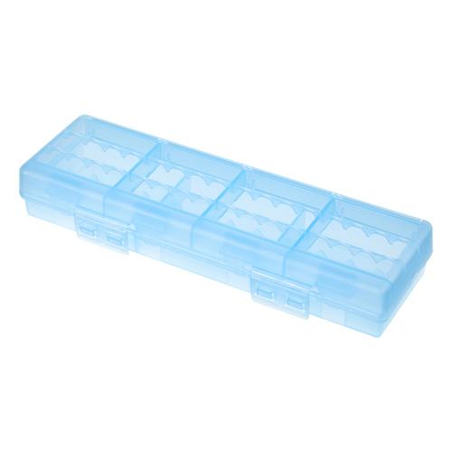 サンワサプライ　電池ケース（単３形、単４形対応大容量タイプ・ブルー）