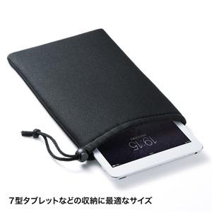 サンワサプライ マルチクッションケース(巾着タイプ)の詳細画像1