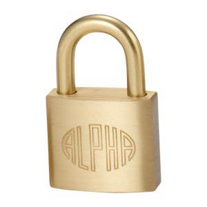 ●アルファー　南京錠　サイズ：幅３０×奥１２×高２５．５ｍｍ