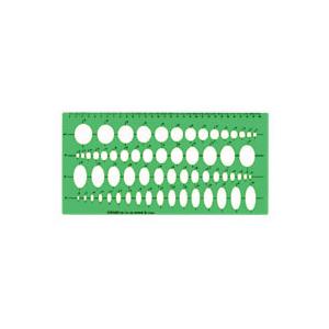 クラウン　テンプレート　楕円定規