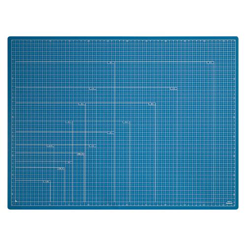 ナカバヤシ　折りたたみカッティングマット　Ａ２（ブルー）