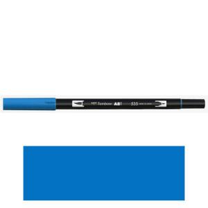 トンボ鉛筆　ＡＢＴ　デュアルブラッシュペン　水彩　マーカー　カラーペン　ツインタイプ　DUALBRUSH　単色（コバルトブルー）｜dotkae-ru02