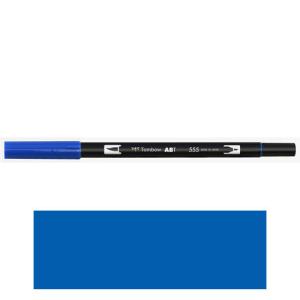 トンボ鉛筆　ＡＢＴ　デュアルブラッシュペン　水彩　マーカー　カラーペン　ツインタイプ　DUALBRUSH　単色（ウルトラマリン ）｜dotkae-ru02