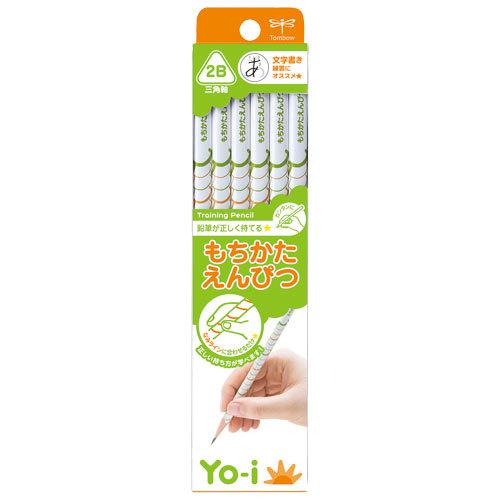●トンボ鉛筆　Yo-i ヨーイ もちかたえんぴつ 三角軸 硬度2B [No17]