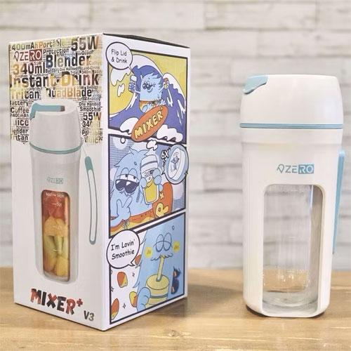 ＨＩＰＰＳ　ＬＡＢＯ．　タンブラー型ミキサー 6枚刃 離乳食 スムージー ダイエット（スカイブルー）
