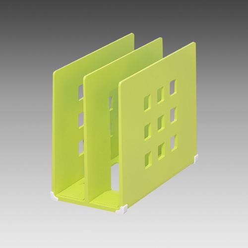 リヒトラブ　仕切ラック＜Ｓ＞（黄緑）