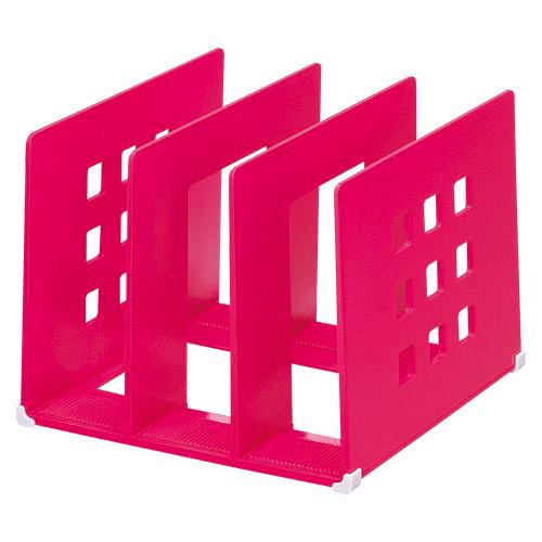 リヒトラブ　仕切ラック＜Ｌ＞（赤）